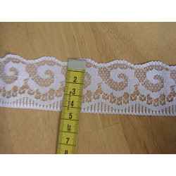 Lace ribbon - white 45mm