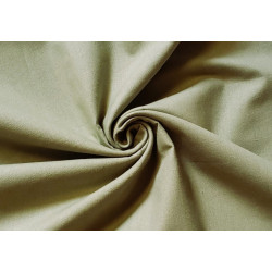 medium-weight cotton fabric - Light olive color, the fabric with the twist, placed across the frame