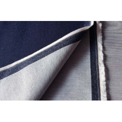 stretch cotton denim fabric  - dark indigo 7.5oz