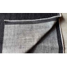 black stretch cotton denim fabric