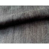black stretch cotton denim fabric