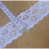 Lace ribbon - white 40mm