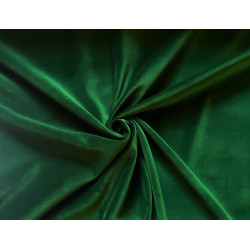 Soft velvet fabric - Bottle green color 100% cotton, the capture with the twist