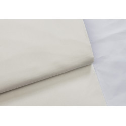 medium-weight cotton fabric - ivory, roll of the fabric with the fold, placed across the frame