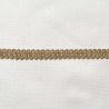 Upholstery braid 14mm - Beige Sand color, a strip of the gimp placed on a white background