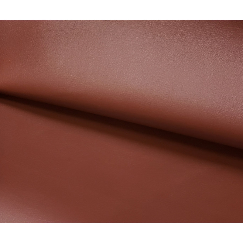Self-Adhesive Faux leather fabric - chestnut colour