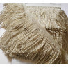 Thick bullion fringe - 150mm (6'') -  Ivory, full reel on the table