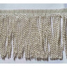 Thick bullion fringe - 150mm (6'') -  Ivory, close up on fringing