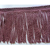Thick bullion fringe - 150mm (6'') -  Heather, close up on fringing