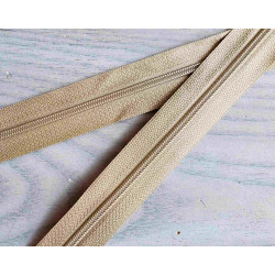 continuous zip size 3 - Light beige