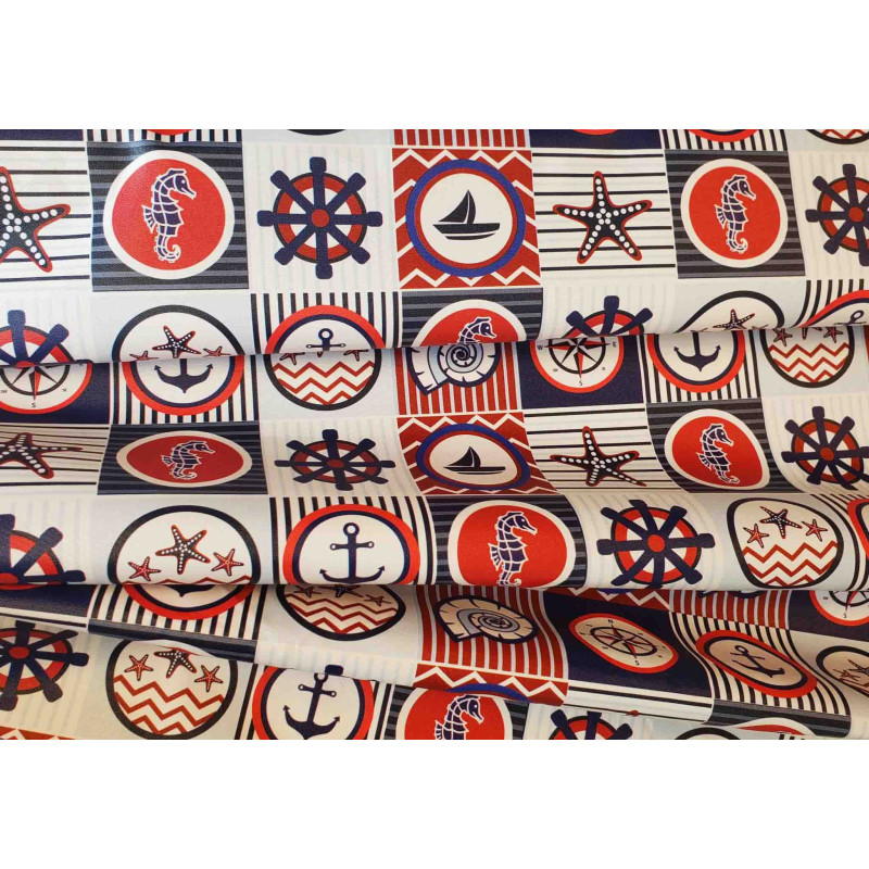 Outdoor 100% waterproof fabric - NAUTICAL MOOD