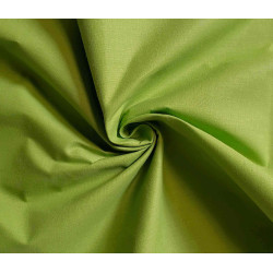 medium-weight cotton fabric - Apple green color, the fabric with the twist, placed across the frame
