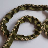 Two-tone upholstery piping cord - olive&beige - size 7