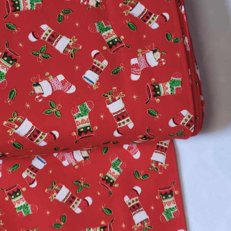 Christmas stockings - cotton fabric
