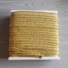 Short cotton fringe 3cm - Light ochre