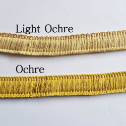 Short cotton fringe 3cm- Light ochre