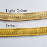 Short cotton fringe 3cm- Light ochre