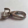 Swivel hook - metal - silver 20mm