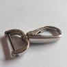 Swivel hook - metal - silver 20mm