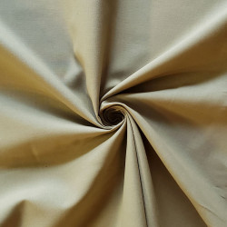 medium-weight cotton fabric -  Khaki color, the fabric with the twist, placed across the frame