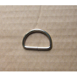 Silver Metal  D ring - 28mm