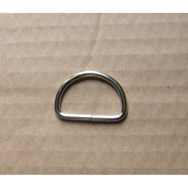Silver Metal  D ring - 28mm