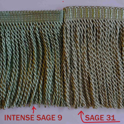Two shades of sage green, comparing both colors