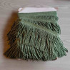 Thick bullion fringe - 150mm (6'') -  intense sage, full reel on the table