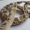 Two-tone upholstery piping cord -Beige&ivory - size 7