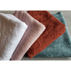 Bamboo terry towelling fabric- teal