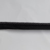 Cotton flanged rope  piping cord 6mm - Black