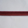 Cotton flanged rope  piping cord 6mm - Burgundy