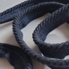 Cotton flanged rope  piping cord 6mm - Navy