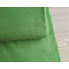 medium-weight cotton fabric -  fern color, the fabric with the fold, placed across the frame
