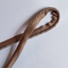 Cotton flanged rope  piping cord 6mm - Dark Beige
