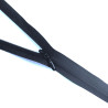 YKK closed-end invisible zip- Dark Navy - 65cm placed across the frame, on a white background