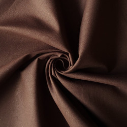 medium-weight cotton fabric -  dark brown color, the fabric with the twist, placed across the frame
