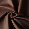 medium-weight cotton fabric -  dark brown color, the fabric with the twist, placed across the frame