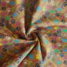 Mini Dog's paws -Brown - Water resistant canvas fabric