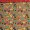 Mini Dog's paws on brown- fully waterproof fabric, the fabric with measuring tape