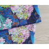 Watercolour Hydrangeas  - water-resistant  canvas fabric, photo with the fold