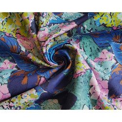 Watercolour Hydrangeas  - water-resistant  canvas fabric, photo with the twist