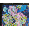 Watercolour Hydrangeas  - water-resistant  canvas fabric, photo with the ruler