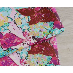 Watercolour Hydrangeas  - water-resistant  canvas fabric, photo with the fold