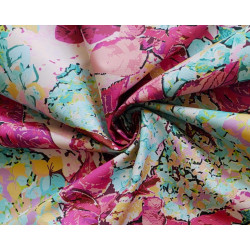 Watercolour Hydrangeas  - water-resistant  canvas fabric, photo with the twist