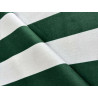 Stripes black&off white - velvet fabric - stripe width 5/5 cm, placed across the frame, with the fold