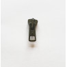 zip slider-chunky- size 5 - khaki placed on a white background