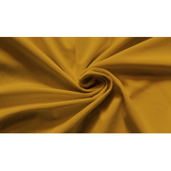 Soft Upholstery velvet - Golden olive color, placed on a white background with the fold