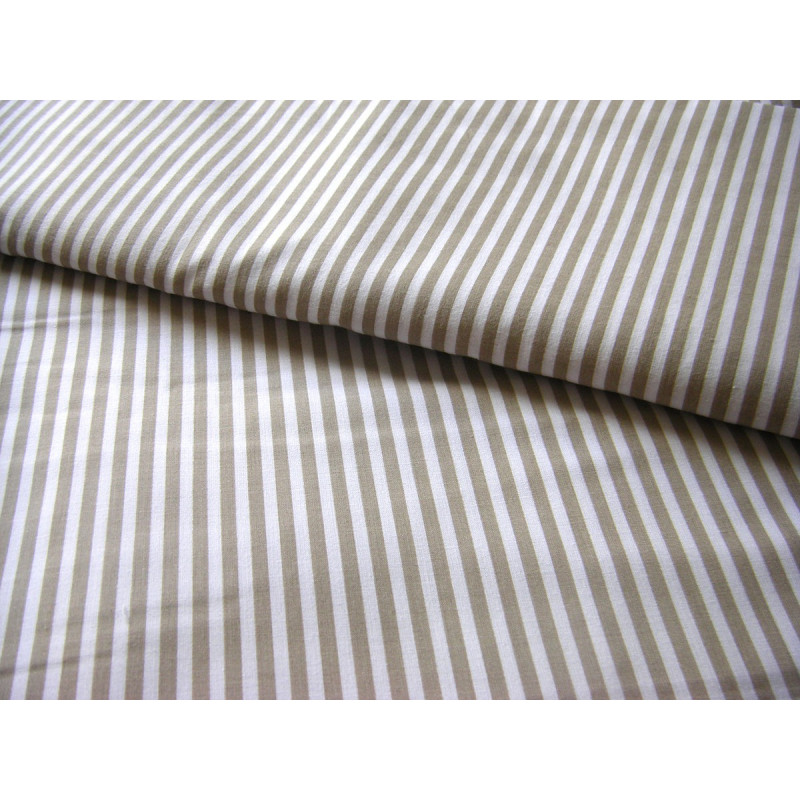 beige&white stripes 5mm/5mm