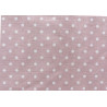 Blush pink,  tiny 3 mm dot size